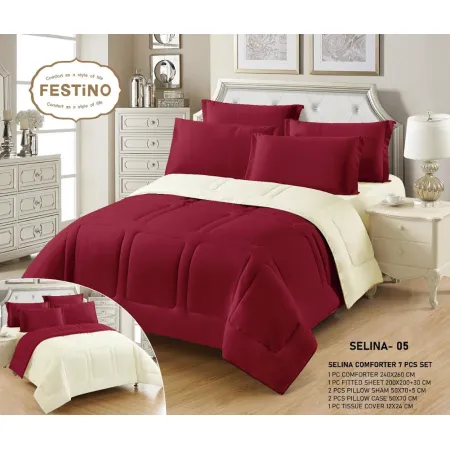 Milanobedlinen Comforter Selina 7pcs Set